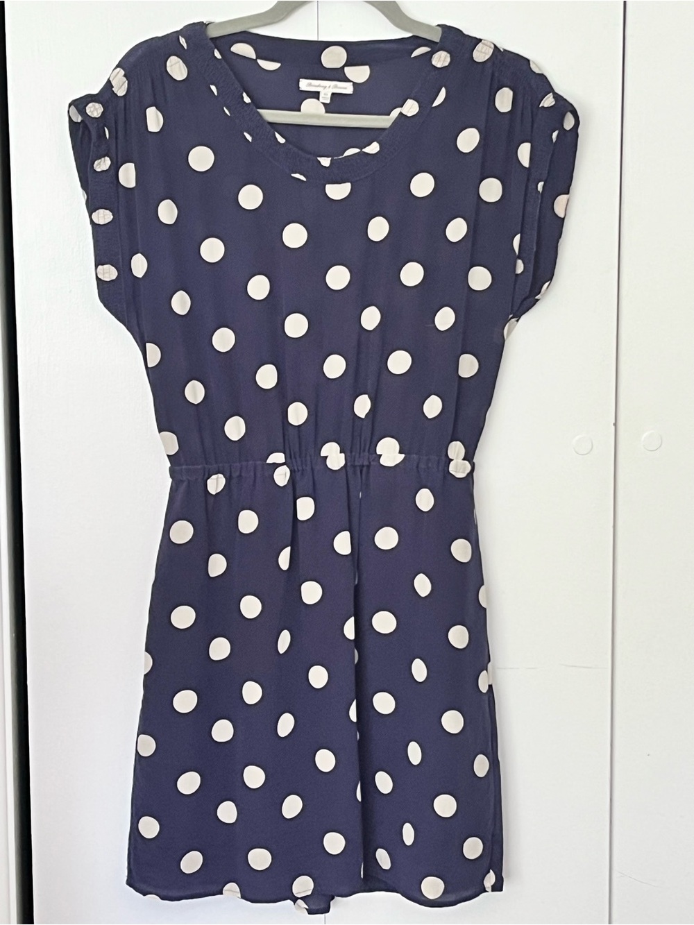 Madewell Silk Polka Dot Mini Dress Size XS